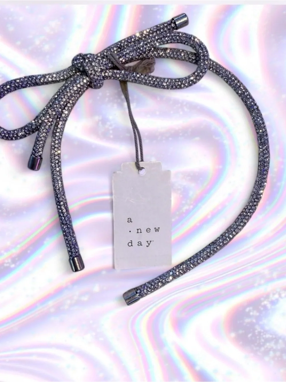 a new day Sparkly Rhinestone Knot Headband